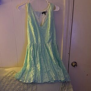 Heart Soul Light Turquoise Lace Dress